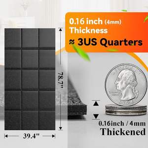 Laufbandmatte, Matte für Laufband/Gehpad/Heimtrainer auf Teppich, Schutz für Hartholzböden - Product Image 3