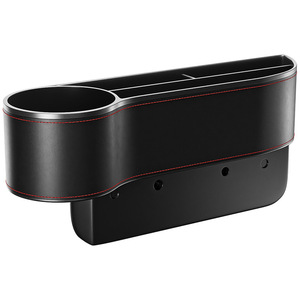 Organisateur latéral de siège Hy-C17, boîte de rangement en plastique avec porte-gobelet, étanche, pour l'intérieur de la voiture, usage général - Product Image 1