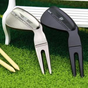 Herramienta de golf para reparar divots, horquilla para greens, marcador de posición, suministros deportivos para exteriores, acero inoxidable, portátil, duradero - Product Image 5