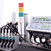 Imprimante jet d'encre TIJ automatique 12,7 mm multifonction pour l'impression de dates et codes de lots, machine d'impression d'étiquettes Flex RICOH – Meilleures ventes
