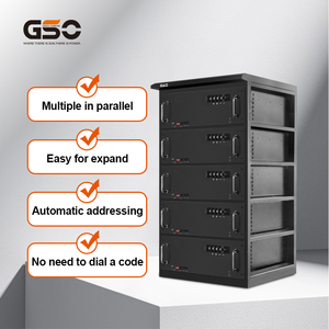 رف مثبت على بطارية ليثيوم 10kwh رف بطارية 48 فولت 30AM رف بطارية Lifepo4 لنظام الطاقة الشمسية - Product Image 2