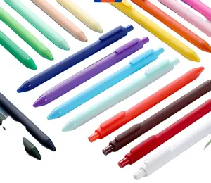 Commercio all'ingrosso di plastica 0.7mm 1mm penna a sfera ricarica penna a sfera Macaron colore penne a sfera che fanno macchina