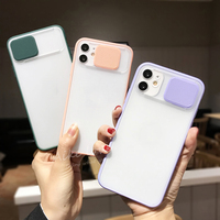Ivanhoe Schuifcamera Lensbescherming Telefoonhoesjes Voor Iphone 11 Pro Max Xr X Xs Max 7 8 Plus Se 2020 Hoesje TPU Frame Matte Hoes