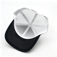 Casquettes de camionneur personnalisées de haute qualité, casquette de camionneur à 5 panneaux avec dos en maille, logo brodé 3D, casquettes imprimées personnalisées pour femmes et hommes