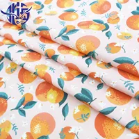 Umwelt freundliche orange Muster digitale Popel ine billige Baumwolle Stoff afrikanischen benutzer definierten Textildruck