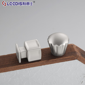 LCCDIS Cabinet Handle Zinc Alloy Matte Nickel Minimalist Round Knob For Wardrobe Furniture - Product Image 1