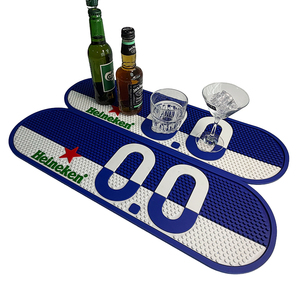 Custom Printed Classic <b>Silicone</b> Bar Runner Rubber Spill <b>Mat</b> Beer Drip Tray Non Slip Bar <b>Mat</b> Countertop Service Pad - Product Image 3