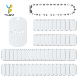 Etiqueta de perro de aluminio oxidado Etiqueta de Mascota de metal de oxidación personalizada Etiqueta de perro <span class=keywords><strong>anodizada</strong></span> colorida <span class=keywords><strong>Plata</strong></span> - Product Image 3