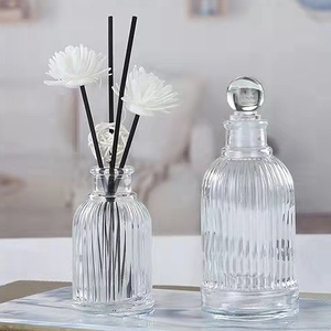 Nhà Máy Outlet New dập nổi giá rẻ nước hoa hương thơm khuếch tán chai hương liệu chai thủy tinh Jar Đối với trang chủ Deco trong số lượng lớn - Product Image 1