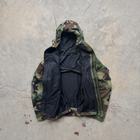 Veste à capuche personnalisée pour homme, color-block, 100% coton, coupe-vent vintage lavé, streetwear, vêtements d'extérieur, OEM ODM