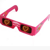 Lunettes à effets spéciaux transfrontalières, lunettes de fête, lunettes de diffraction personnalisées à effets feux d'artifice, lunettes d'éclipse totale, impression couleur