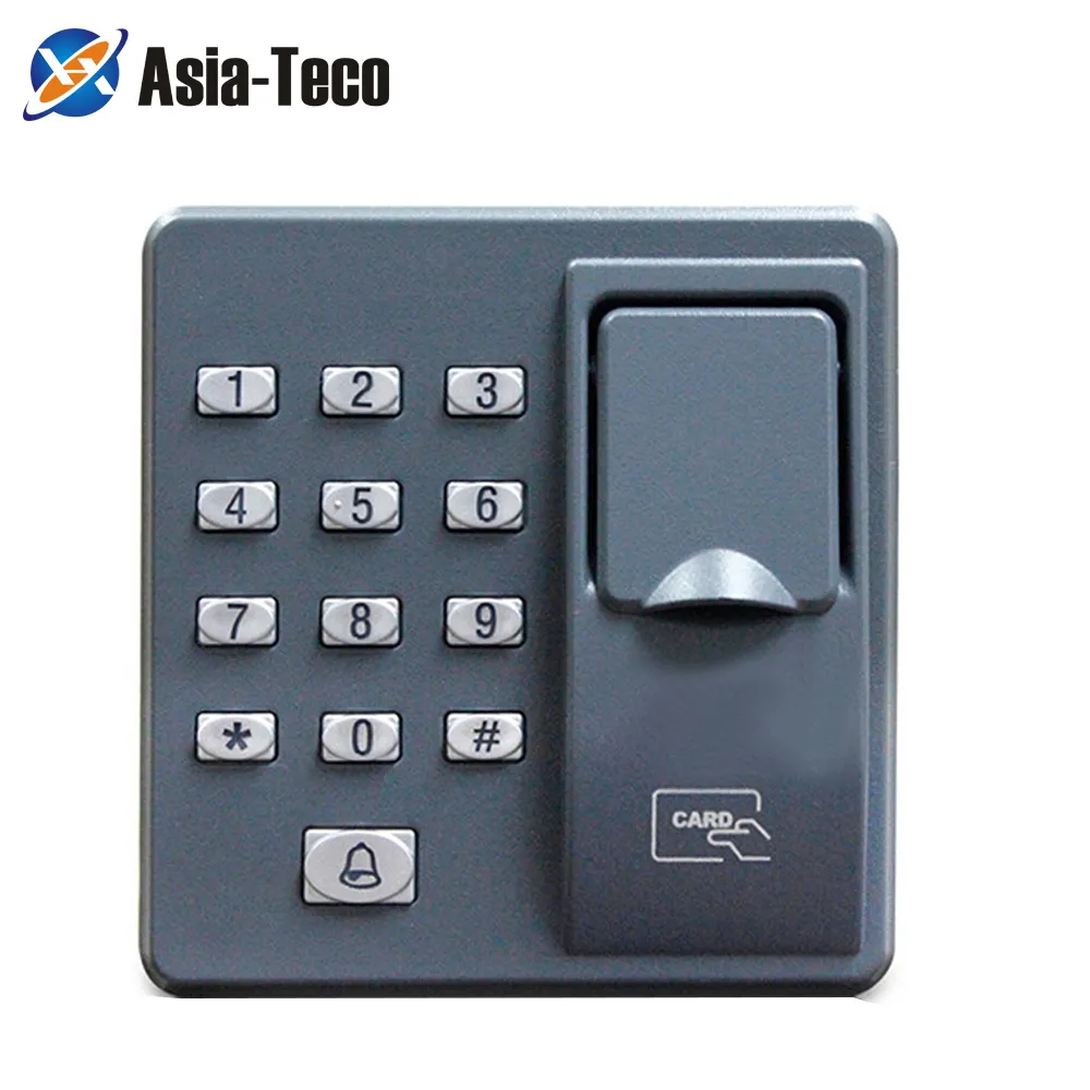 फिंगरप्रिंट अभिगम नियंत्रण प्रणाली प्रवेश द्वार पासवर्ड कीबोर्ड एक्सेस नियंत्रक आईडी कार्ड/फिंगरप्रिंट/पासवर्ड