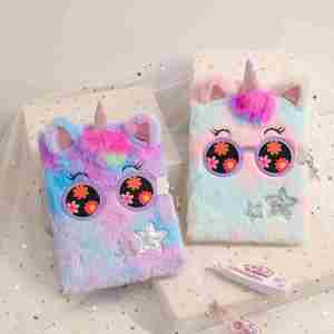 Carnet de voyage scolaire pour garçons, cadeau d'anniversaire, journal en peluche pour enfants, journal secret pour filles avec serrure et clé - Product Image 6