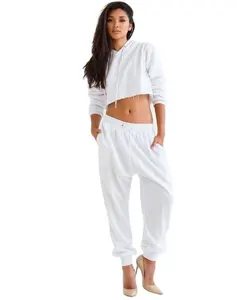 Most Selling Stylish Women Sweat It Sweat Suit in White Color