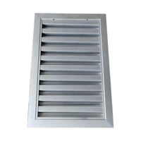 Système de ventilation moderne à grille anti-sable en maille filtrante, en aluminium anodisé, résistant aux intempéries, pour extérieur, taille personnalisable, longue