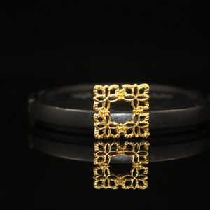 ديي سبيكة الدانتيل مربع قلادة مواد اكسسوارات الشعر الأقراط القلائد دبابيس الشعر مروحة خطوة هزة المجوهرات المشبك JF - Product Image 3