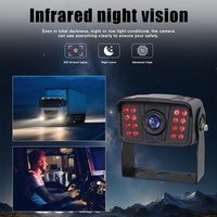 Cámara de Visión Trasera Magnética con Cable AHD, Sistema de Seguridad con Visión Nocturna ADAS para Camiones, Autos, RVs y Minería