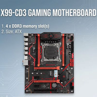 Carte mère HUANANZHI X99-CD3 GAMING PC ATX, prend en charge la mémoire DDR3 1866/1600/1333/1066MHz