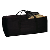 Sac de stockage pour balles de foin, extra large, sac à foin pour chevaux, résistant, pour chevaux, chèvres, conteneur de stockage, fournitures d'alimentation pour remorque à foin