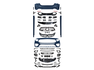 Kit de conversion A45 <span class=keywords><strong>AMG</strong></span> pour Mercedes-Benz Classe A W177 Berline, kit de pare-chocs facelift W177 vers A45 <span class=keywords><strong>AMG</strong></span>, sans découpe - Product Image 2