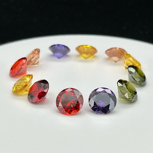 Đá Cubic <span class=keywords><strong>Zirconia</strong></span> trắng, chất lượng 5A, cắt máy, kiểu cắt sáng, kích thước 3-12mm, đá quý rời, giá mỗi carat của HQ GEMS - Product Image 4