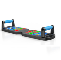 Multifunción plegable hogar Fitness fuerza ejercicio Pushup Push-Up Rack mango soporte Push up Board/