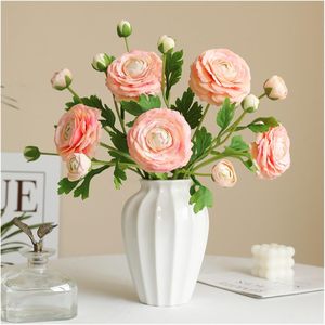 Rose Austin Artificielle Réaliste à Tige Unique, Revêtement en Latex Soie, Toucher Réel, Haute Qualité, Vente en Gros, pour Mariage, Table, Fête, Maison - Product Image 4