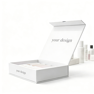 กล่องบรรจุภัณฑ์น้ำหอมแบบพับได้หรูหราพร้อมแม่เหล็ก กล่องของขวัญกระดาษแข็งพิมพ์โลโก้ตามสั่ง สำหรับแบรนด์ความงาม - Product Image 3