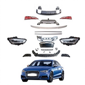 ชุดแต่งรอบคันคุณภาพสูง สไตล์ S3 ปี 2017-2020 สำหรับ <span class=keywords><strong>Audi</strong></span> ประกอบด้วยกันชนหน้า ไฟหน้า ไฟท้าย และกระจังหน้า - Product Image 2
