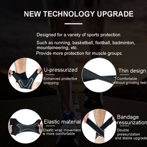 Vente flash : Attelle de cheville de compression élastique réglable pour la course à pied et le basketball avec sangle - Product Image 3