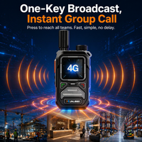 Interphone sans fil certifié FCC XUNLIBAO, portée illimitée, talkie-walkie mondial W900, carte SIM, sans frais de plateforme, radio PoC 4G LTE