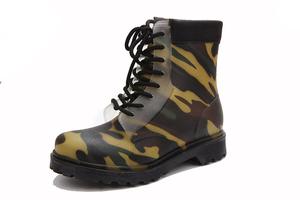 Delle donne di disegno del fiore di alta cut custom pvc <span class=keywords><strong>pioggia</strong></span> martin <span class=keywords><strong>scarpe</strong></span> <span class=keywords><strong>per</strong></span> <span class=keywords><strong>la</strong></span> signora con pizzo - Product Image 4