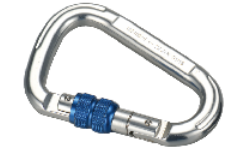 Mousqueton de sécurité en acier plat pour l'extérieur, vente en gros d'usine, pour l'arrêt des chutes - Product Image 4