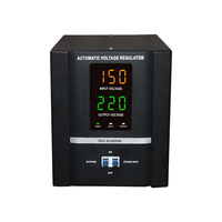 Régulateur numérique monophasé ETP 3% Précision 3000VA en cuivre AC SVC pour commande de servomoteur avec affichage numérique 0.96, pour laboratoire