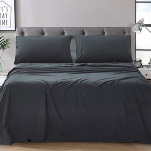 Vente de gros de draps de lit en polyester ultra-fin parures de lit toutes <span class=keywords><strong>saisons</strong></span> linge de lit d'hôtel en polyester King Size - Product Image 6