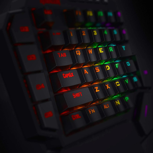 <span class=keywords><strong>Redragon</strong></span> K585 <span class=keywords><strong>DITI</strong></span> Teclado mecánico para juegos RGB con cable de una mano 42 teclas Tipo-C Teclado profesional para juegos intercambiable en caliente - Product Image 5