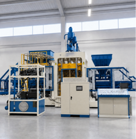 Machine de fabrication de blocs de béton entièrement automatique QT18-15, haute production, pour briques creuses et pavés en ciment