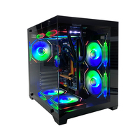 Pcooling Nouvelle Mode Offre Spéciale De Bureau M-atx Cas Ordinateur Gamer Pc Serveur Cas Avec Rgb Ventilateur De Refroidissement