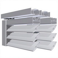 Volet de fenêtre en aluminium de haute qualité, étanche, insonorisé, pour extérieur, avec profilés en aluminium