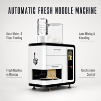 Machine à pâtes fraîches, ramen, spaghetti, nouilles, automatique, commerciale, facile à utiliser, en acier inoxydable, haute capacité