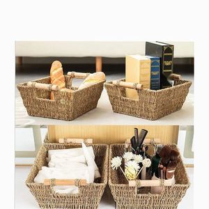 Starre Drahtkörbe Minipico Wenn Korb Kaffeegeschenkkorb <span class=keywords><strong>Kisten</strong></span> aus Seegras Apac 12 Zollkörbe Banetonkörbe Oval - Product Image 3