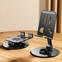 Support de téléphone portable de bureau pliable réglable pour iPhone pour iPad, tablette, support de téléphone portable