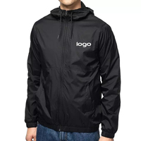Vestes d'hiver OEM Logo personnalisé Veste en nylon coupe-vent Impression unisexe Logo Étiquette Coupe-vent