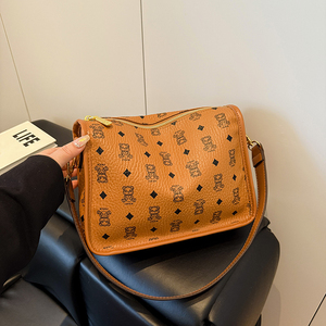 Sac messager carré élégant pour femme. Sac à main de créateur de marque. Design de motif unique - Product Image 4