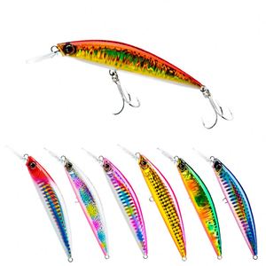 Leurres de pêche imprimés en plastique ABS dur artificiel de 120 mm et 45 g, pour eau douce et eau salée, rivière et lac, avec hameçons - Product Image 1