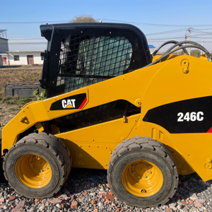 Second-Hand Used Caterpillar CAT 246C <b>MINI</b> Skid Steer Loader Low Hours KYB Hydraulic Pump Cummins Doosan Engine CE Certified - Product Image 1