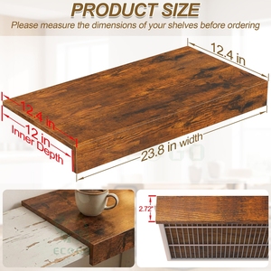 Brown Wooden <b>Storage</b> Rack Cover Dustproof Water Resistant Shield for Basement Retail Display - Product Image 2