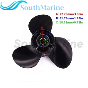 <span class=keywords><strong>Moteur</strong></span> de bateau à hélice en alliage d'aluminium 10 1/4x11 K, pour Suzuki Johnson, <span class=keywords><strong>Evinrude</strong></span> OMC, 25HP 30hp, hors-bord - Product Image 4