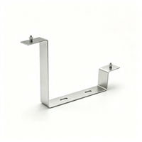 Support solaire en aluminium anodisé en forme de Z, crochet de fixation pour toit photovoltaïque, pour l'installation de systèmes de montage de panneaux solaires
