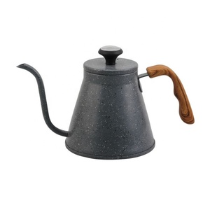 40ออนซ์/1.2L สแตนเลสสำหรับใช้ในครัวเรือนกาชงกาแฟเทกาแฟพร้อมพวยกาที่เหมาะสมและเครื่องวัดอุณหภูมิในตัว - Product Image 1